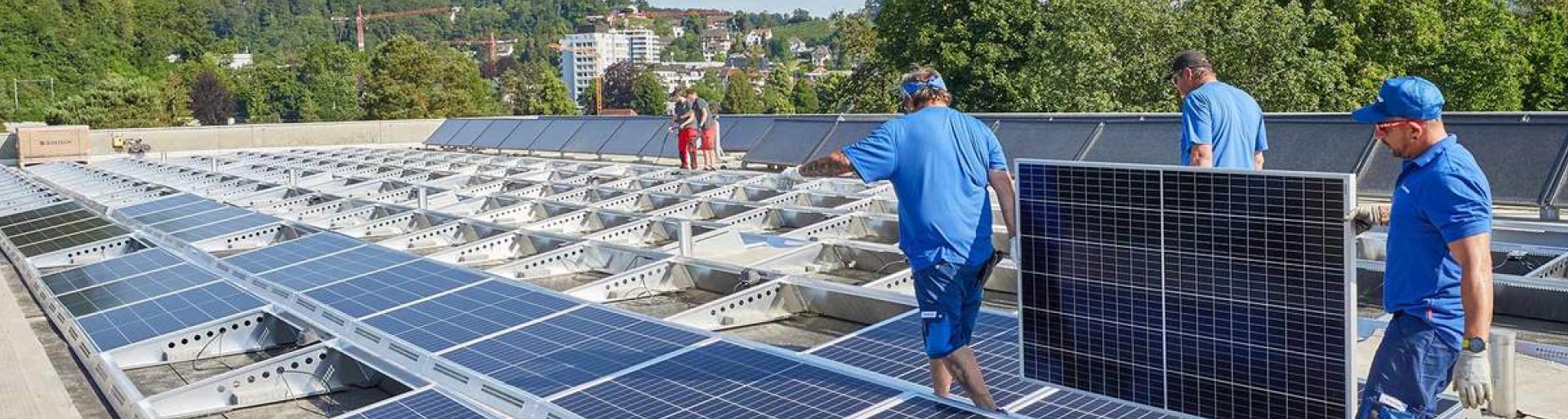 Erneuerbare Energie vom Dach