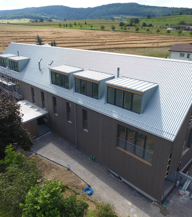 Furaldach Metall Fural Rheinzink blaugrau